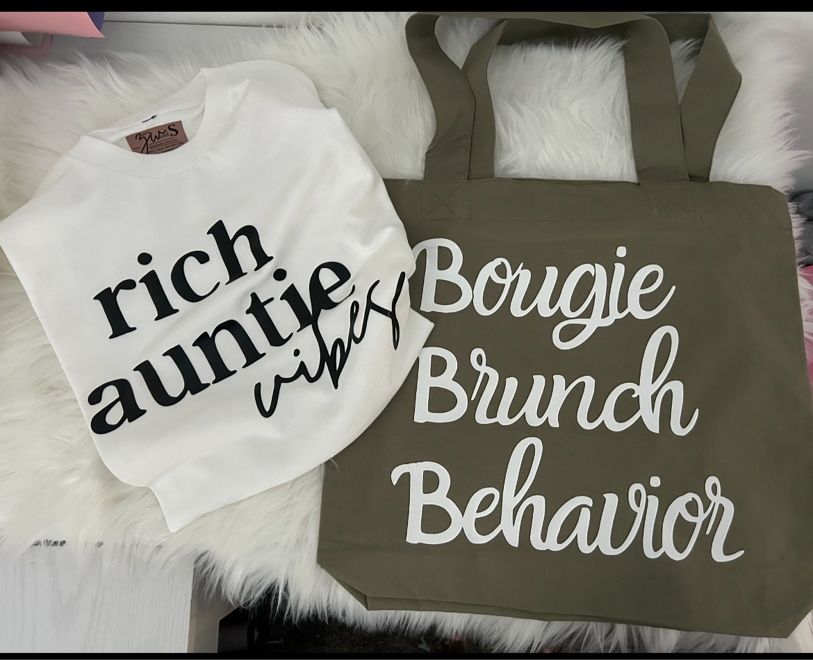 Rich Auntie Vibes Tee