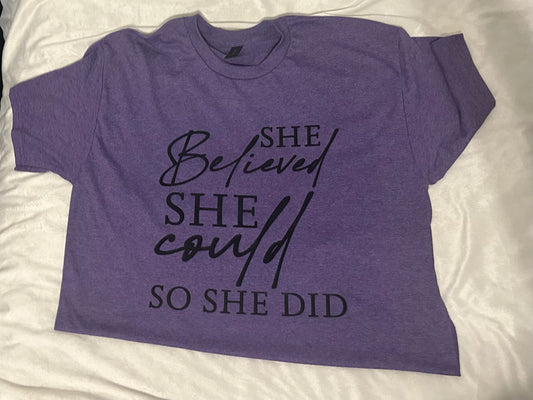 She Believed She Could..