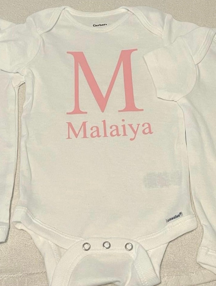 Baby's Name Onesie