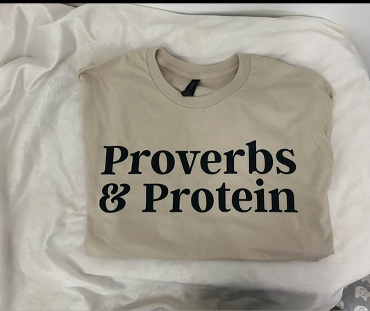 Proverbs & Protein Tee