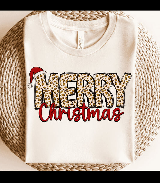 Merry Christmas (Leopard print)