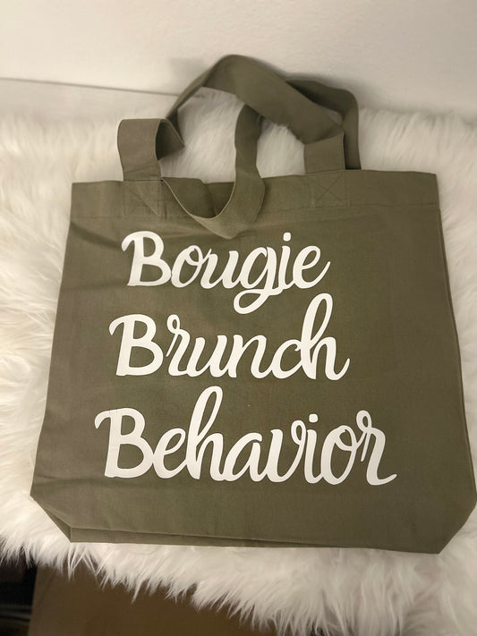 Bougie Brunch Behavior Tote Bag