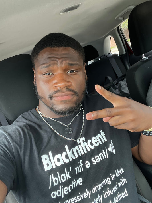 "Blacknificent" Short Sleeved T-Shirt