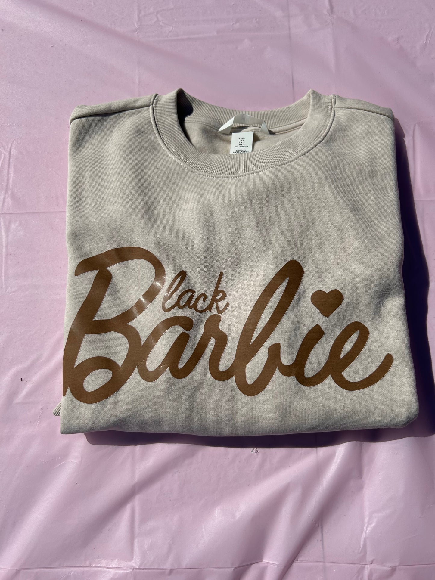 Black Barbie Sweatshirt