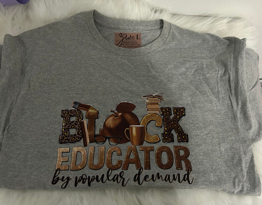 Black Educator Tee